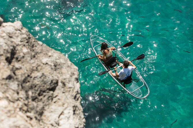 Arrábida: Guided Transparent Kayaking Tour - Transparent Kayaks Over Arrábida’s Clear Water
