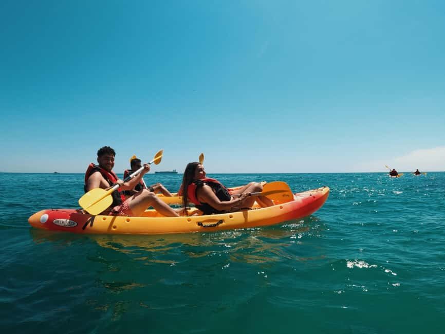 Arrábida: Kayak Snorkeling & Beach Lounge/Pick-Up Available - The guides, languages, and small-group pacing