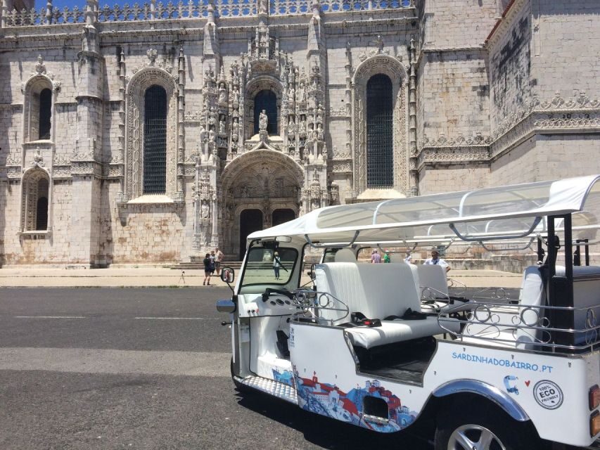 Belém: Private City Tour by Eco Tuk Tuk - Belém Tower: UNESCO scale in a short, photogenic window