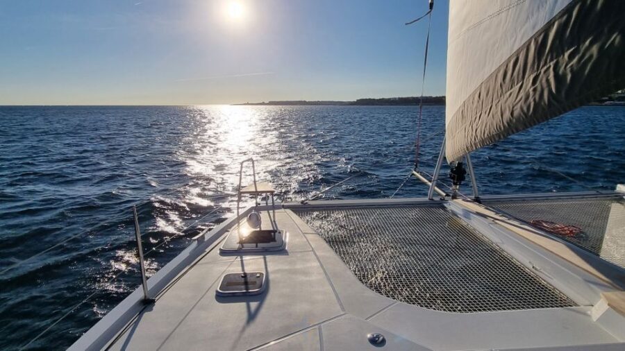 Cascais:Luxury Private Sailing Catamaran Cruise with a Drink - What to pack and wear for Cascais wind and sun