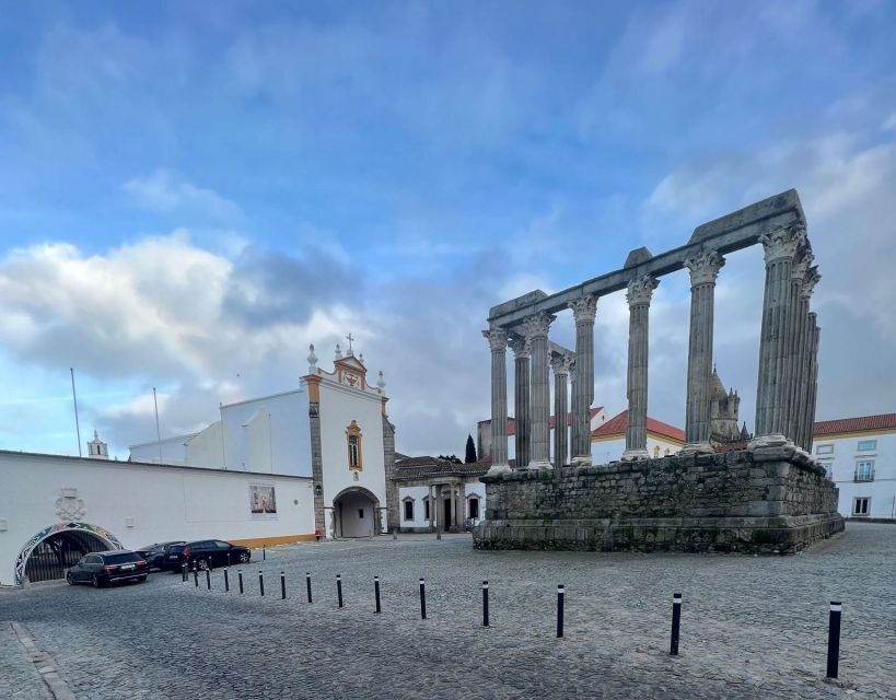 Evora University, Cathedral & Bones Chapel — SkipLine + Wine - The Starting Point: Front of the University, Ready to Walk