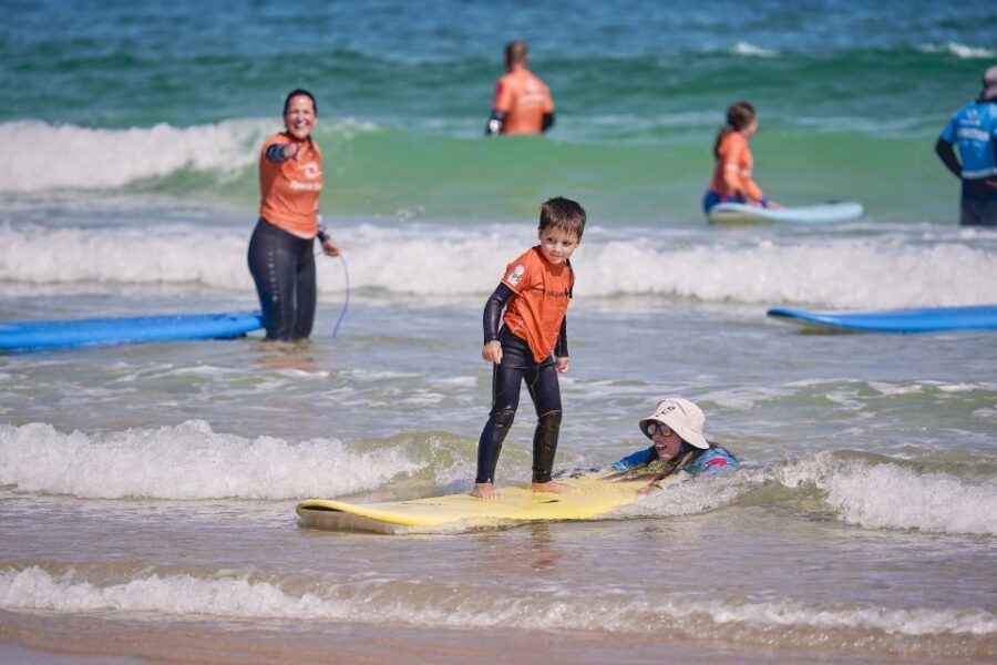 Family/children surf lesson - What Happens Before the First Wave (and Why It Helps)