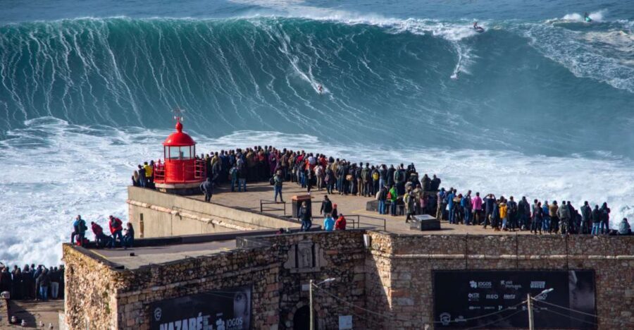 From Lisbon: Nazare and Sintra Private Tour - Praia do Norte: where big waves are the main character