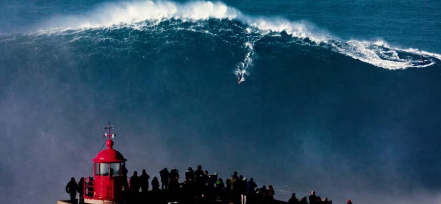 From Lisbon: Nazare Big Waves and Óbidos Guide Day Trip - Óbidos: Medieval Streets, Castle Grounds, and Ginjinha
