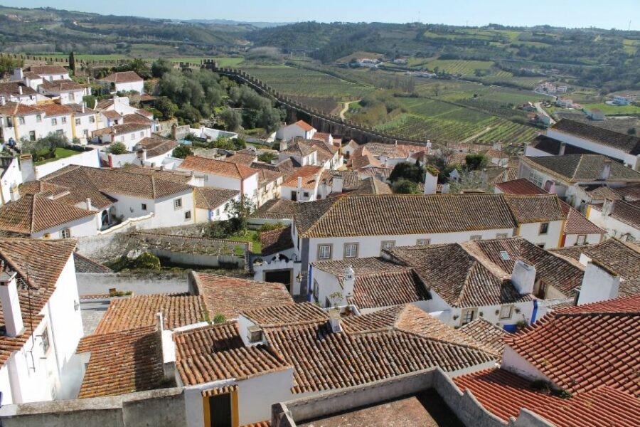 From Lisbon: Óbidos and Mafra Palace Private Tour - Inside the complex: the long corridor, the library, and the basilica details