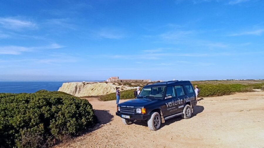 From Lisbon or Sesimbra: 4x4 Tour to Cape Espichel - Cabo Espichel: off-road energy and dinosaur footprints