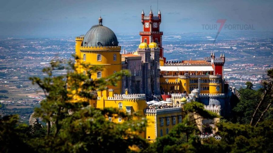 From Lisbon: Pena Palace, Regaleira, Monserrate & Cabo Roca - Pena Palace: Neo-Gothic color and a garden you can get lost in