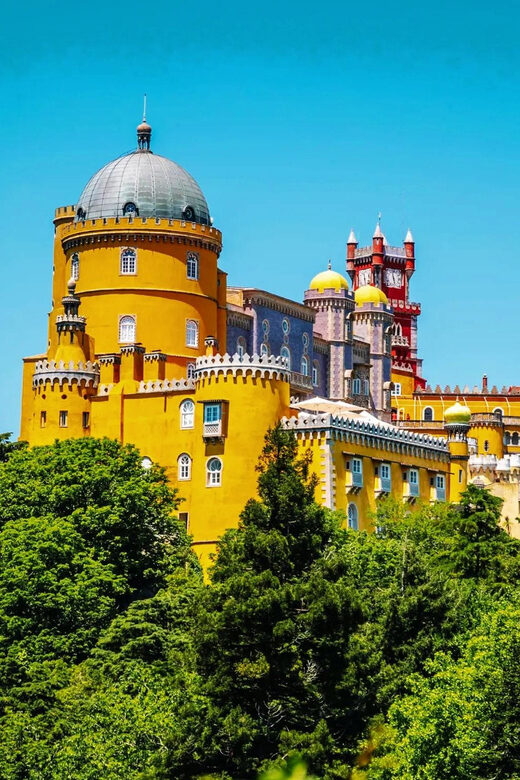 From Lisbon: Sintra, Cabo da Roca, & Cascais. Full-Day Trip - Pena Palace: romantic architecture with time-slot pressure