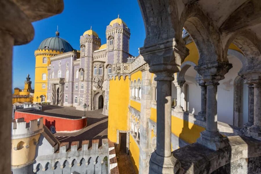 From Lisbon: Sintra Cascais Guided Tour with a Local Expert - Castle of the Moors Outside Views and Pena’s Main Event