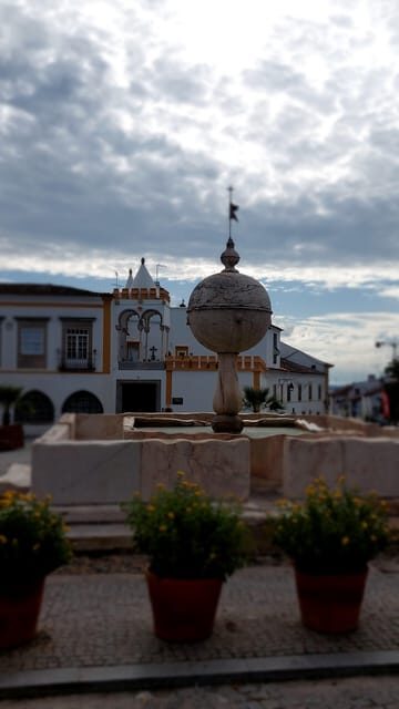 Golden Era of Évora walking & the portuguese wine tasting. - The Praça do Giraldo start: how the guide sets up Évora fast