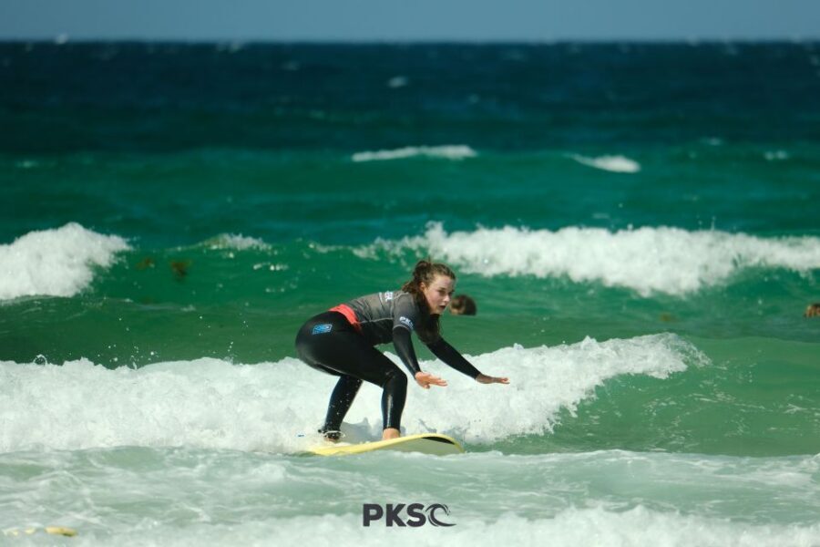 Group Surf Class in Peniche with PKSC - Peniche surf class setup: why the “near the water” part matters