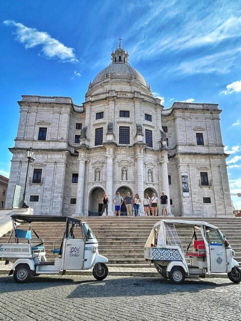 Guided Electric Piaggio Tuk-Tuk Tour of Historic Lisbon - Chiado and Largo do Carmo: where Lisbon slows just enough
