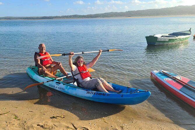 Guided Kayak Tours in the Óbidos lagoon - Stop 2 at Praia da Foz do Arelho: a beach-based start and finish