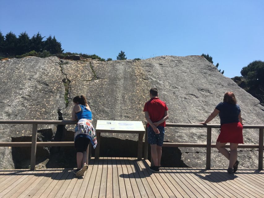 HIKING around Lisbon: Jurassic Dinosaur Trails of Espichel - Lagosteiros Beach: fossil photos, a short break, and a chance to swim