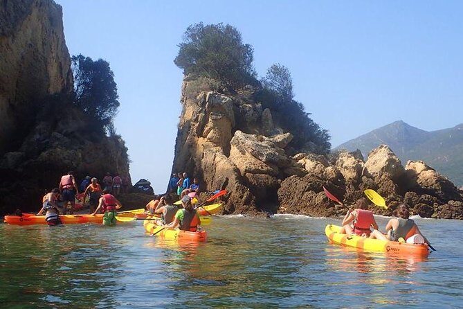 Kayak Marine Reserve, Arrábida Natural Park, Setúbal, near Lisbon - Anicha Beach and possible snorkeling: where shallow-water fish steal the show