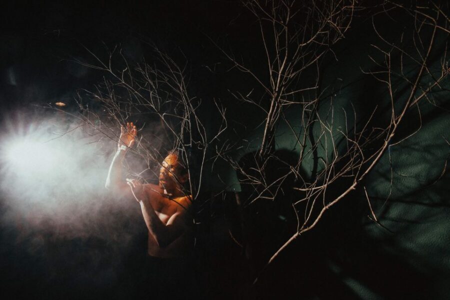Lisboa - A Morte do Corvo, new immersive theatre, not spoken - Initiation Forest, Burlesque Cabaret, and Opium Den stops