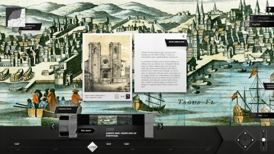 Lisboa Story Centre: 1-Day Admission Ticket - First floor: the virtual scale model of Lisbon