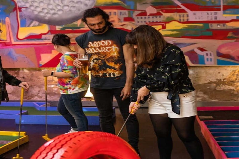 Lisbon: 18-Hole Indoor Minigolf Ticket with Bar Area - Key Things You’ll Notice Right Away