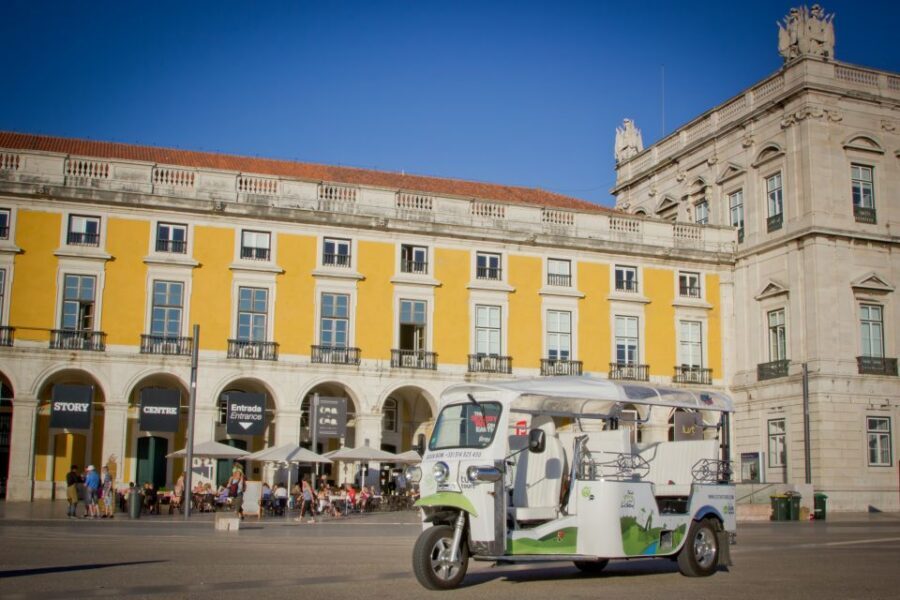 Lisbon: 2-Hour Belém and the Golden Era Tour by Eco-Tuk - Alcântara Dock and 25 de Abril Bridge: the photo stop you’ll remember