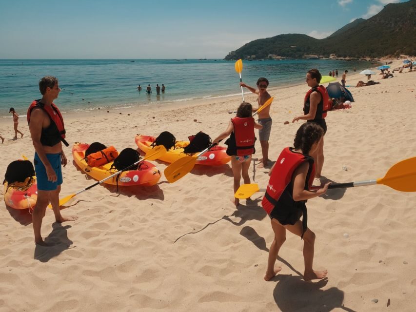 Lisbon: Arrábida Kayak & Wild Beach Snorkeling with Pickup - Key highlights that matter