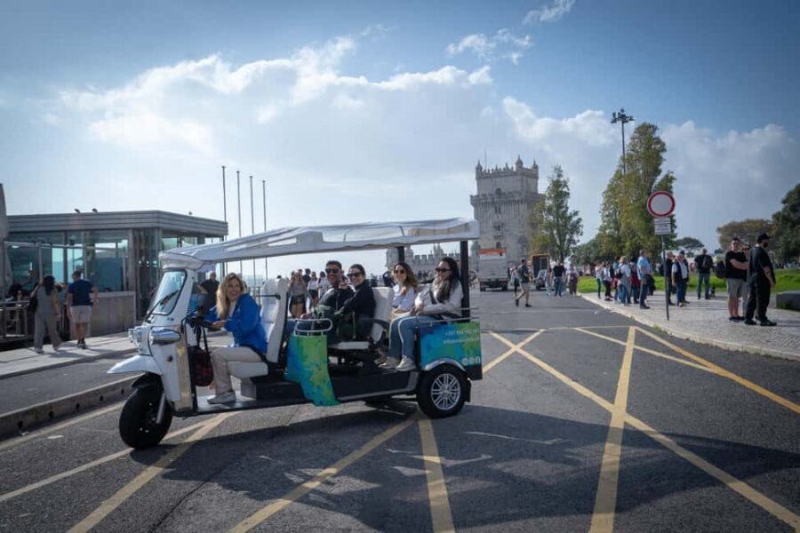 Lisbon: Belem Guided Sightseeing Tour by Tuk Tuk - From your hotel to the river: the timing that makes the loop work