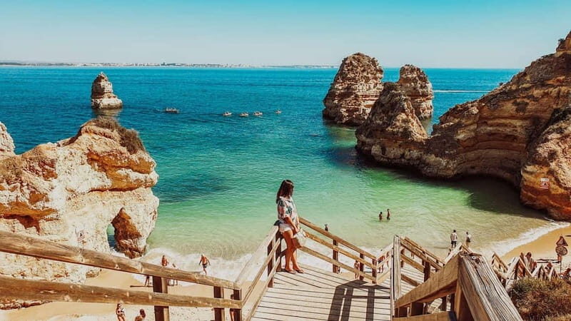 Lisbon: Benagil, Algar Seco, Portimao & Lagos Private Tour - Portimão at Marine Beach: the coastline starts here