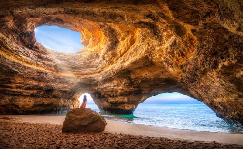 Lisbon: Benagil, Algar Seco, Portimao & Lagos Private Tour - Silves Castle and Moorish-era views before the coast