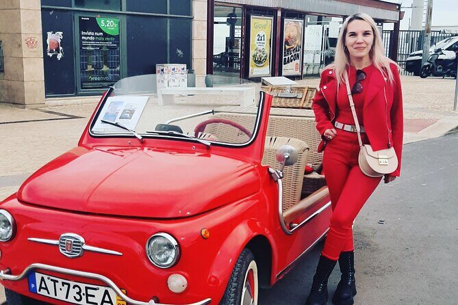 Lisbon by Fiat 500 Jolly convertible!! - Basilica da Estrela: the Queen Mary II connection