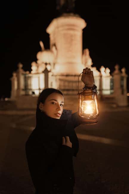 Lisbon by Night: Guided Walking Tour - The Unholy Secrets - Finding Your Guide at Rossio Square with a Lantern