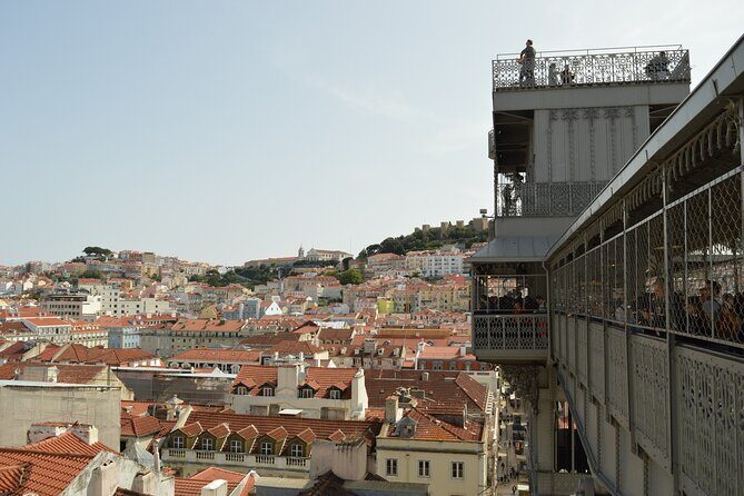 Lisbon city tour on history, culture and current topics - Santa Justa Elevator Views: The Shortcut to Perspective