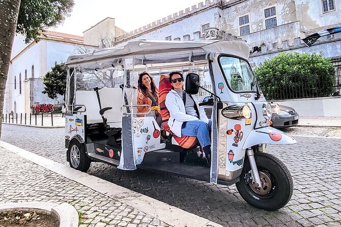 Lisbon Complete Tour! Eco TukTuk Private Guided - São Pedro de Alcântara and the Santa Justa connection