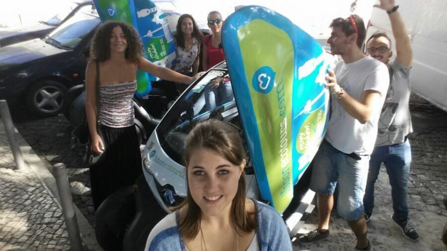 Lisbon: Electric Car Moorish Tour with GPS Audio Guide - Picking up the Twizy at Rua da Madalena: quick setup, then go