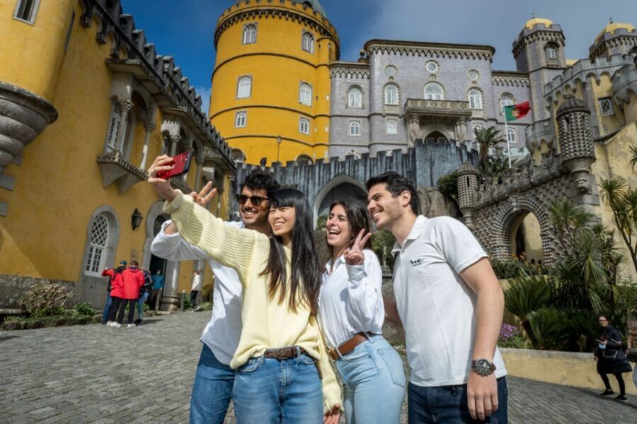 Lisbon Essentials in One Day: Sintra, Cascais and Belém - Sintra’s hilltop views and the guided Pena Palace exterior