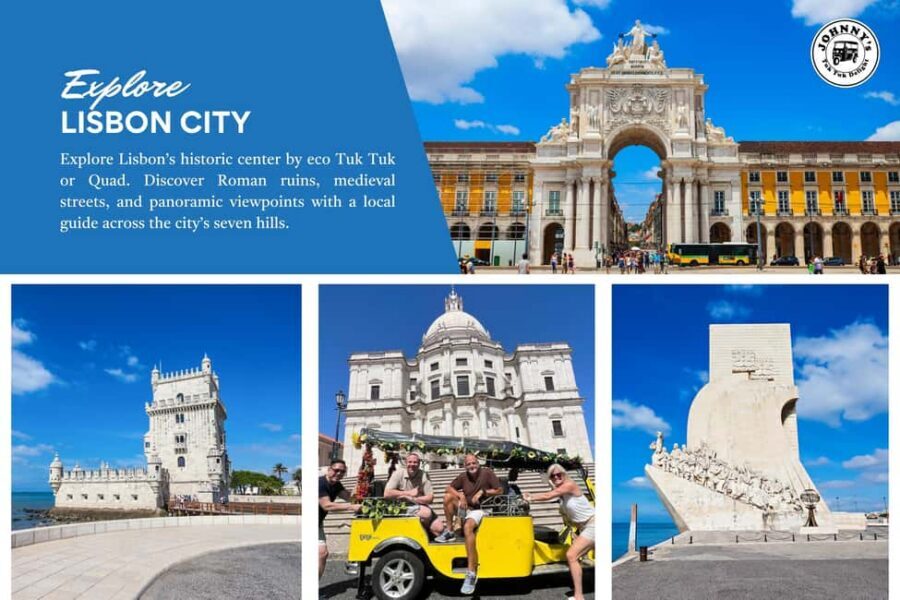 LISBON : Explore Old Town Alfama by Electric Tuk Tuk . - Electric Tuk Tuk Through Alfama: A Perfect Way to Get Your Bearings