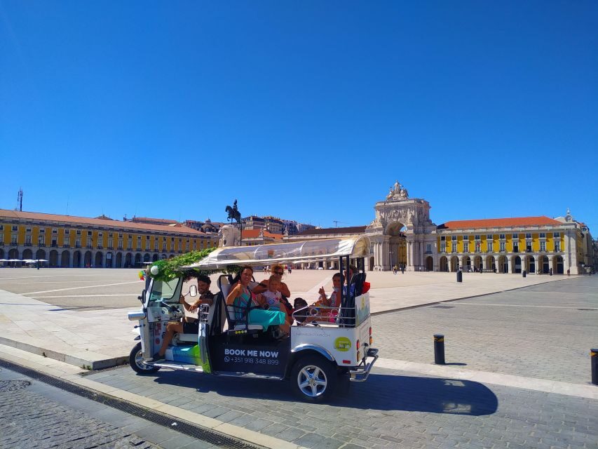 Lisbon: Famous 28 Tram Line Guided Private Tour by Tuk-Tuk - From Av. da Liberdade to Commerce Square: the first taste of Lisbon’s showpiece
