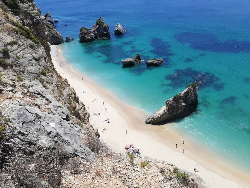 Lisbon: Full-Day Sesimbra Kayak Tour with Picnic - Boca de Tamboril Cave and Rocky Cliffs: Sea-Only Views