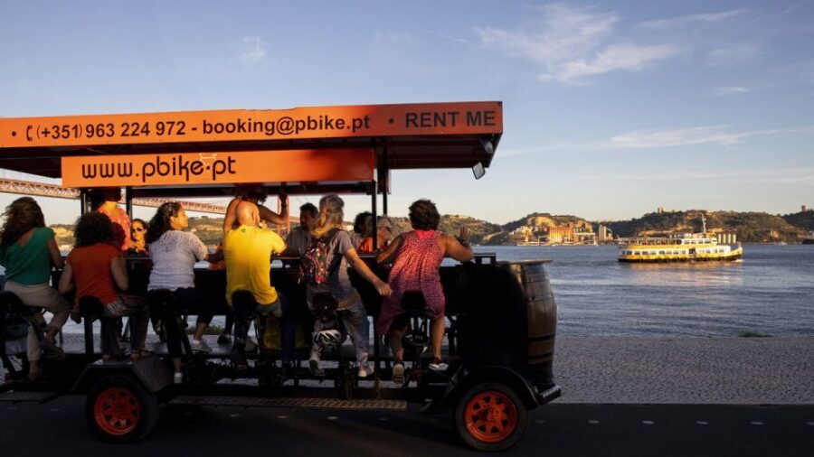 Lisbon: Fun Beer Bike by the Seafront - Why This Lisbon Beer Bike Feels Like a Party With Purpose