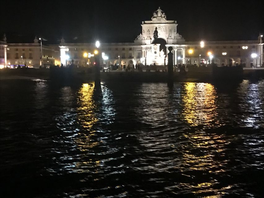 Lisbon: New Year's Eve Fireworks Sail Boat Tour - From the Boat: April 25 Bridge, Christ the King, Ribeira, Ajuda, Empire Square