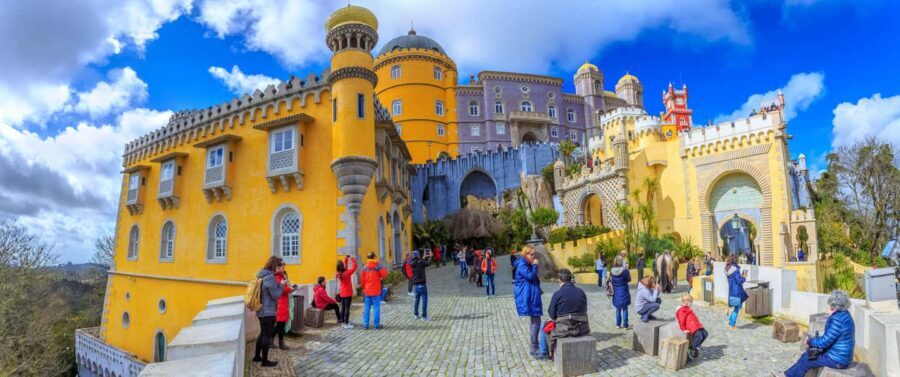 Lisbon: Pena Palace, Sintra, Regaleira, Roca, Cascais Tour - Pena Palace (or Pena Park): how to use your 1.5 hours well