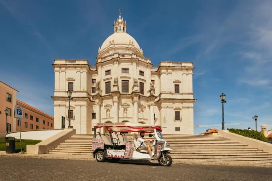 Lisbon: Private Guided Tuk-Tuk Tour with Hotel Pickup - Miradouro run: Portas do Sol, Santa Luzia, and the big-sky views