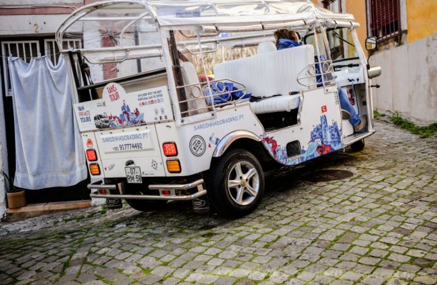 Lisbon: Private Historic Tour by Eco Tuk Tuk - Lisbon Cathedral and the Cinnamon Cruises boarding area: landmarks you see while moving