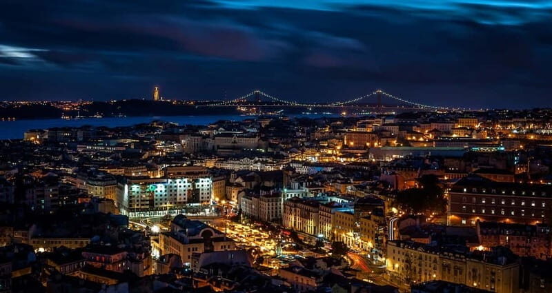 Lisbon: Private Night Tour with Fado Dinner Show - Our Lady of the Mount: the 360-degree night payoff