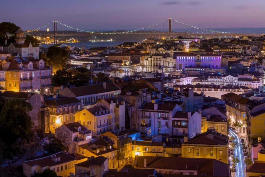 Lisbon: Private Sunset & Night Photo Walk - Alfama After Sunset: Yellow Trams, Glowing Lanes, and Illuminated Buildings