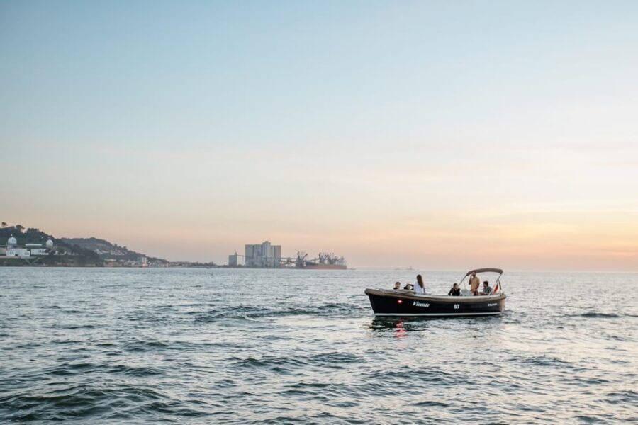 Lisbon: Relax in the Waves - Open Bar and Snacks at Sunset - Passing Under the 25 de Abril Bridge: Lisbon’s Big Moment From the Best Angle