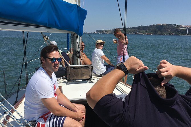 Lisbon Sailing Day Cruise with wine & snacks - Belém waterfront: Torre de Belém from the Tagus side