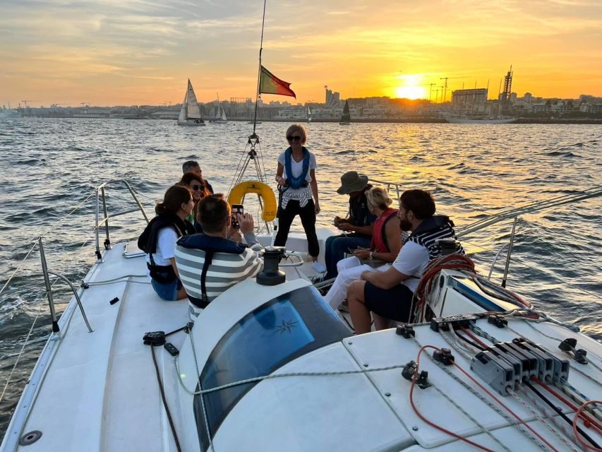 Lisbon: Sailing Sunset - Belém Tower from the river: the best kind of skyline close-up