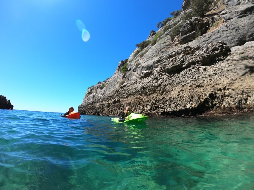 Lisbon: Sesimbra Underwater Exploration by Seaview Board - How the Instructor Gets You Ready in 2 Hours