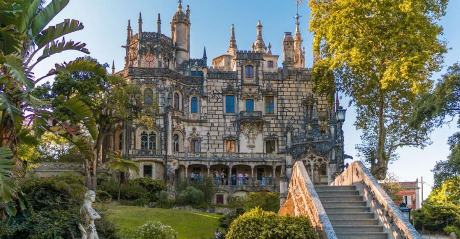 Lisbon: Sintra, Regaleira with ticket guided tour by train - Quinta da Regaleira: gardens, UNESCO setting, and the Initiation Well