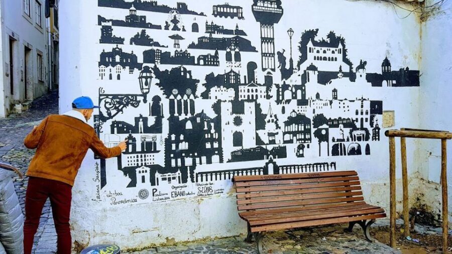 Lisbon: Street Art Tour - The van ride that gets you out of the tour bubble