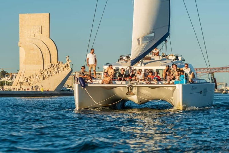 Lisbon: Sunset Catamaran Cruise with Drinks - Comfort on Board: Lounge, Bathroom, Blankets, and Deck Nets